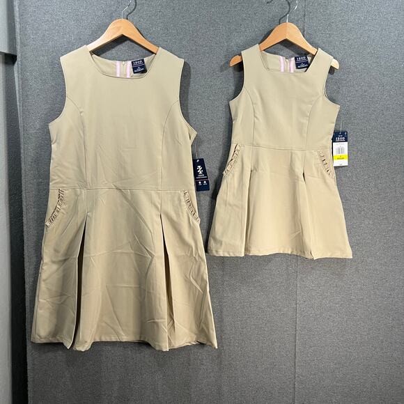 IZOD Dress Tan Mini Dress Size 16 and Size 4 (NWT) - Picture 1 of 15